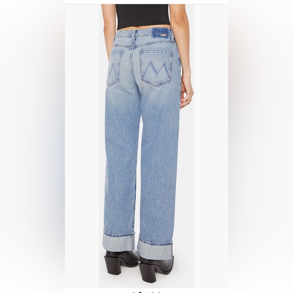 MOTHER The Dodger Skimp High‎ Waist Cuffed Hem Wide Leg
Jeans size 32 NWT - Picture 3 of 5